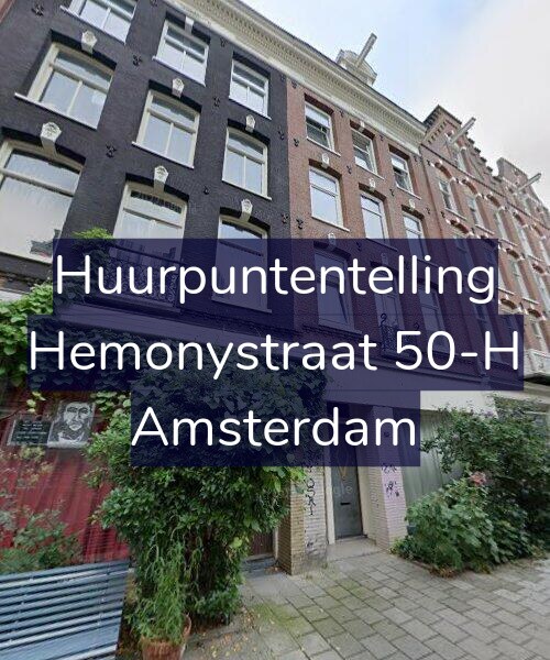 Foto gevel Huurpuntentelling voor Hemonystraat 50-H, Amsterdam
