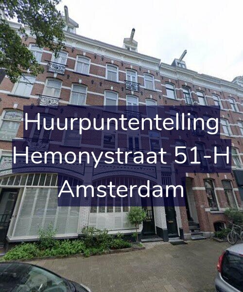 Foto gevel Huurpuntentelling voor Hemonystraat 51-H, Amsterdam