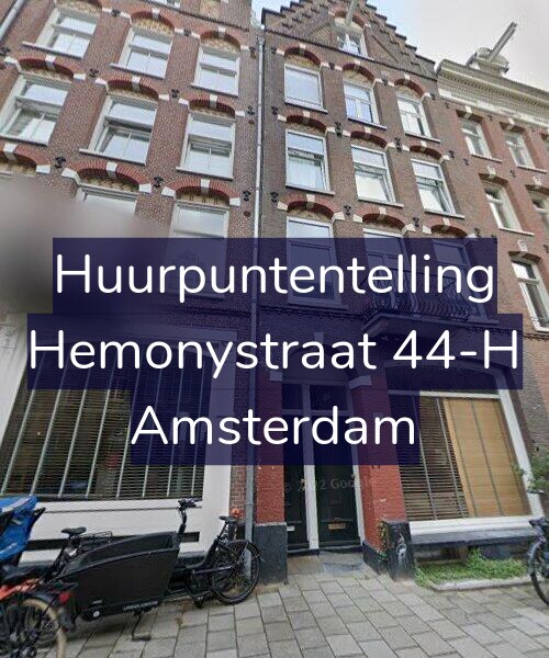 Foto gevel Huurpuntentelling voor Hemonystraat 44-H, Amsterdam