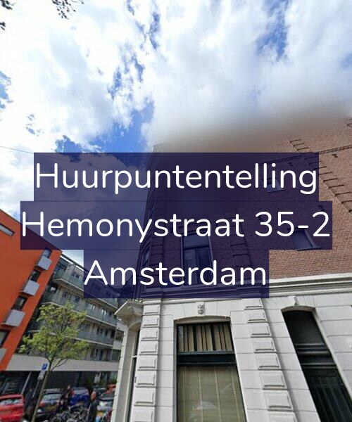 Foto gevel Huurpuntentelling voor Hemonystraat 35-2, Amsterdam