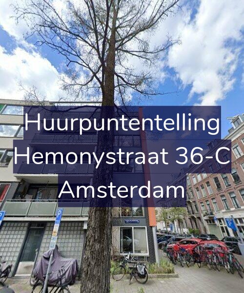 Foto gevel Huurpuntentelling voor Hemonystraat 36-C, Amsterdam