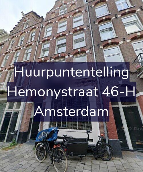 Foto gevel Huurpuntentelling voor Hemonystraat 46-H, Amsterdam
