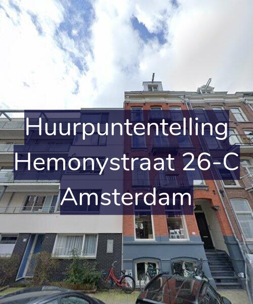 Foto gevel Huurpuntentelling voor Hemonystraat 26-C, Amsterdam