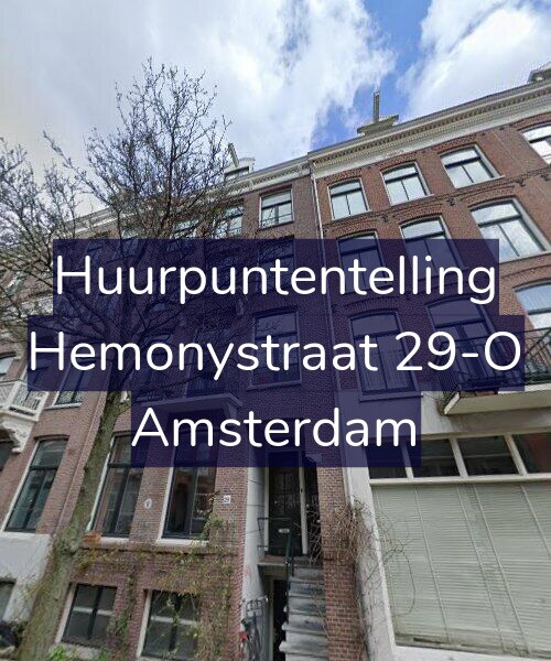 Foto gevel Huurpuntentelling voor Hemonystraat 29-O, Amsterdam