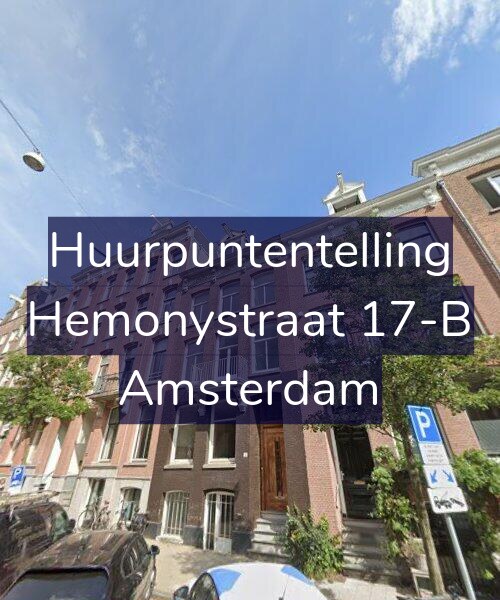 Foto gevel Huurpuntentelling voor Hemonystraat 17-B, Amsterdam