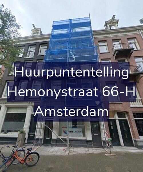 Foto gevel Huurpuntentelling voor Hemonystraat 66-H, Amsterdam