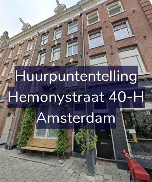 Foto gevel Huurpuntentelling voor Hemonystraat 40-H, Amsterdam