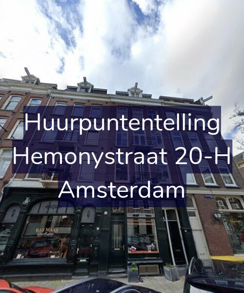 Foto gevel Huurpuntentelling voor Hemonystraat 20-H, Amsterdam