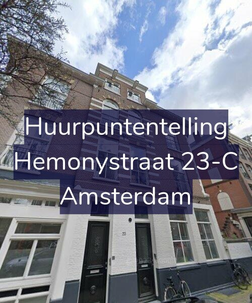 Foto gevel Huurpuntentelling voor Hemonystraat 23-C, Amsterdam