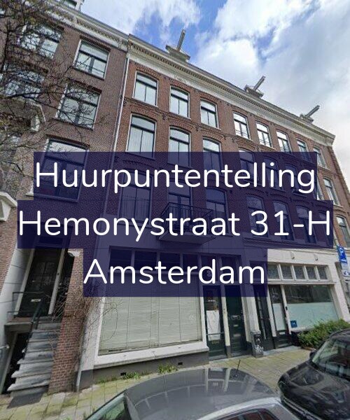 Foto gevel Huurpuntentelling voor Hemonystraat 31-H, Amsterdam