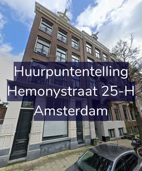 Foto gevel Huurpuntentelling voor Hemonystraat 25-H, Amsterdam