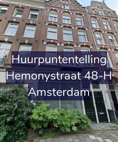 Foto gevel Huurpuntentelling voor Hemonystraat 48-H, Amsterdam
