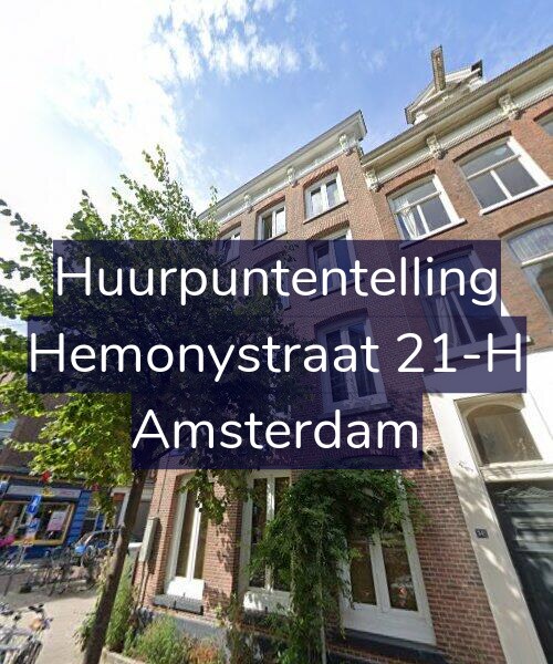Foto gevel Huurpuntentelling voor Hemonystraat 21-H, Amsterdam