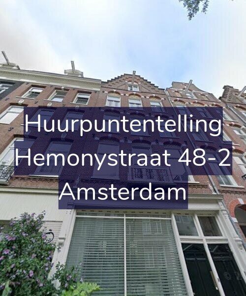 Foto gevel Huurpuntentelling voor Hemonystraat 48-2, Amsterdam