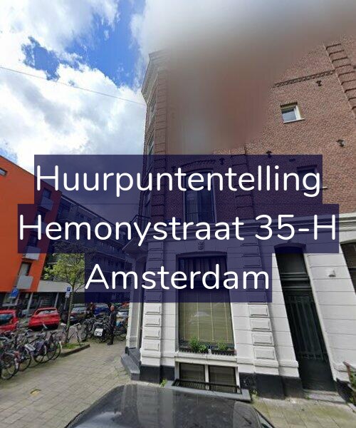 Foto gevel Huurpuntentelling voor Hemonystraat 35-H, Amsterdam