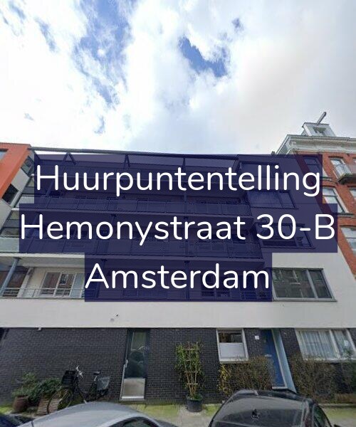Foto gevel Huurpuntentelling voor Hemonystraat 30-B, Amsterdam