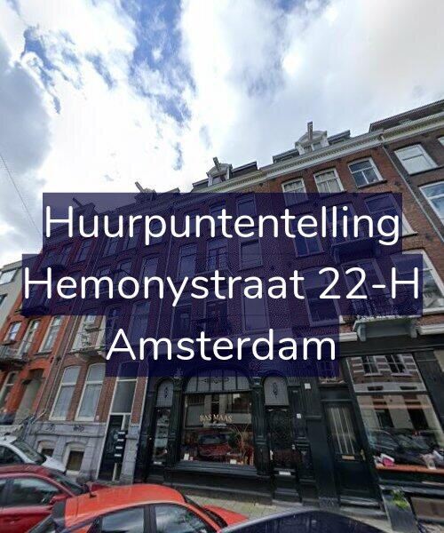 Foto gevel Huurpuntentelling voor Hemonystraat 22-H, Amsterdam