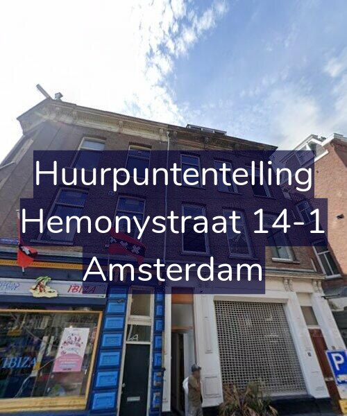 Foto gevel Huurpuntentelling voor Hemonystraat 14-1, Amsterdam