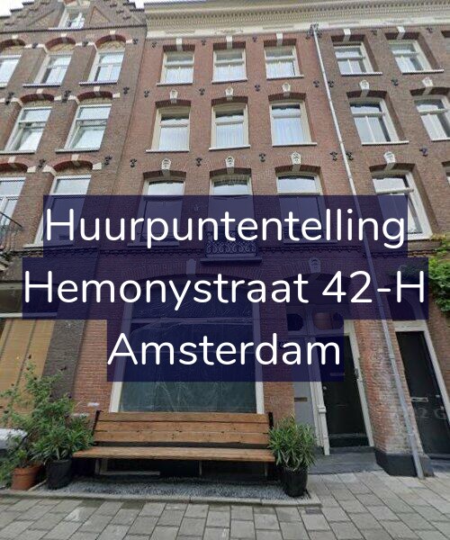 Foto gevel Huurpuntentelling voor Hemonystraat 42-H, Amsterdam