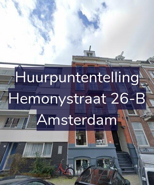 Foto gevel Huurpuntentelling voor Hemonystraat 26-B, Amsterdam