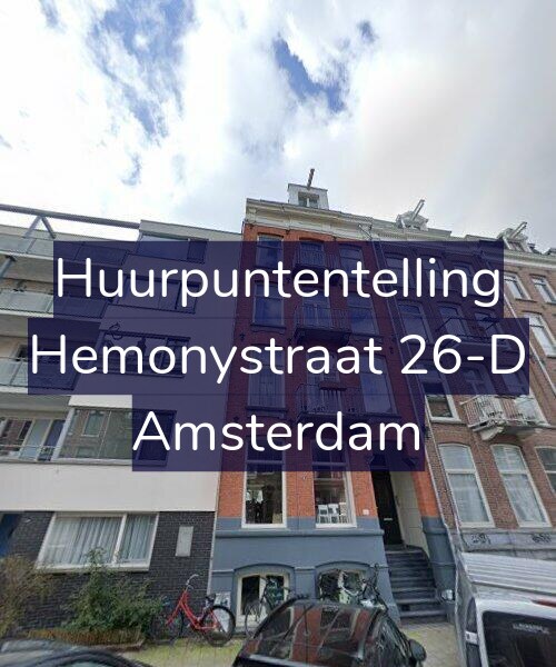 Foto gevel Huurpuntentelling voor Hemonystraat 26-D, Amsterdam