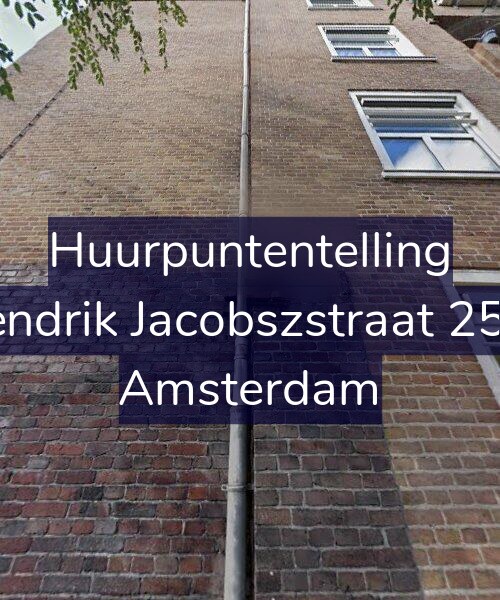 Foto gevel Huurpuntentelling voor Hendrik Jacobszstraat 25-2, Amsterdam