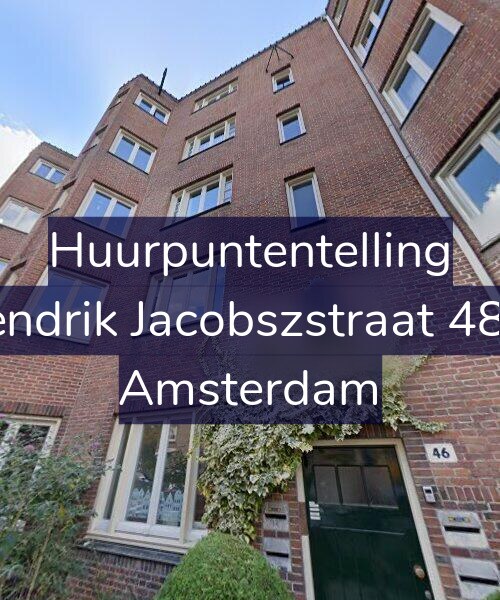 Foto gevel Huurpuntentelling voor Hendrik Jacobszstraat 48-1, Amsterdam