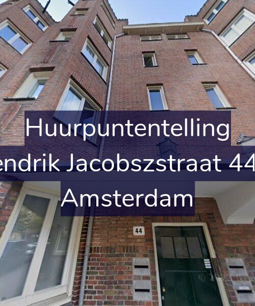 Foto gevel Huurpuntentelling voor Hendrik Jacobszstraat 44-2, Amsterdam
