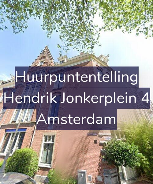 Foto gevel Huurpuntentelling voor Hendrik Jonkerplein 4, Amsterdam