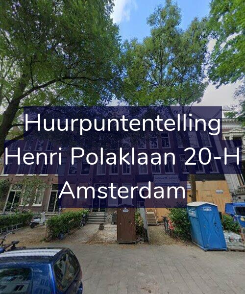Foto gevel Huurpuntentelling voor Henri Polaklaan 20-H, Amsterdam