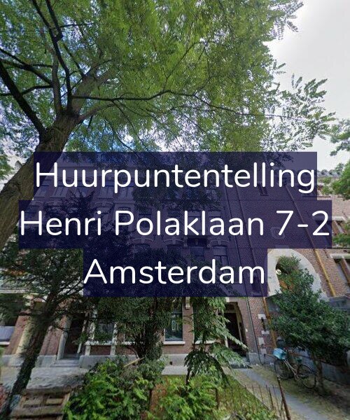 Foto gevel Huurpuntentelling voor Henri Polaklaan 7-2, Amsterdam