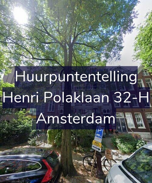 Foto gevel Huurpuntentelling voor Henri Polaklaan 32-H, Amsterdam