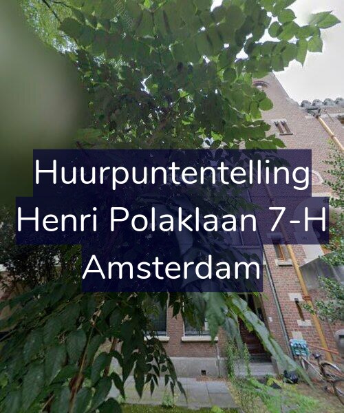 Foto gevel Huurpuntentelling voor Henri Polaklaan 7-H, Amsterdam
