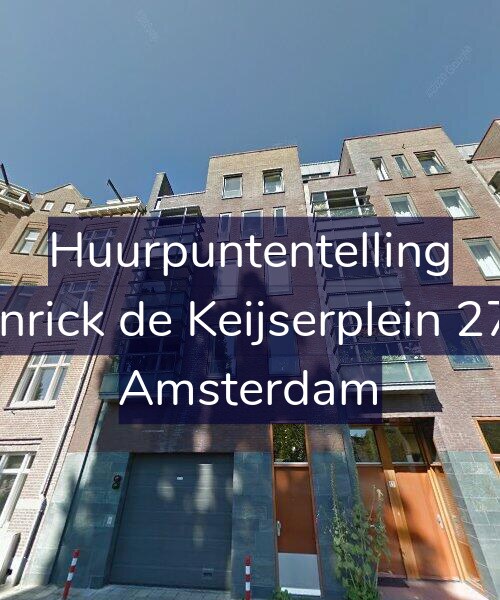Foto gevel Huurpuntentelling voor Henrick de Keijserplein 27-E, Amsterdam