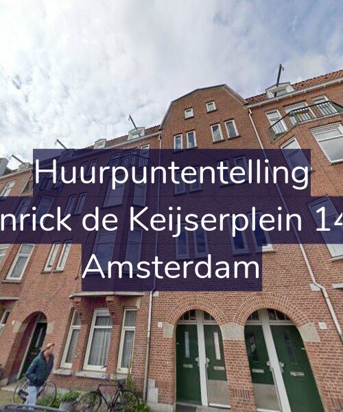 Foto gevel Huurpuntentelling voor Henrick de Keijserplein 14-3, Amsterdam