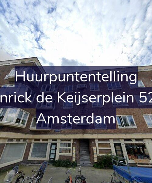 Foto gevel Huurpuntentelling voor Henrick de Keijserplein 52-1, Amsterdam