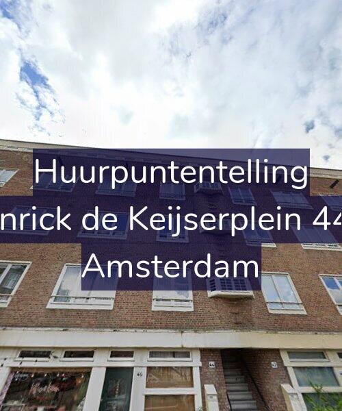Foto gevel Huurpuntentelling voor Henrick de Keijserplein 44-3, Amsterdam