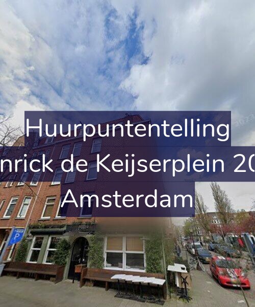 Foto gevel Huurpuntentelling voor Henrick de Keijserplein 20-2, Amsterdam