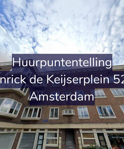 Foto gevel Huurpuntentelling voor Henrick de Keijserplein 52-3, Amsterdam