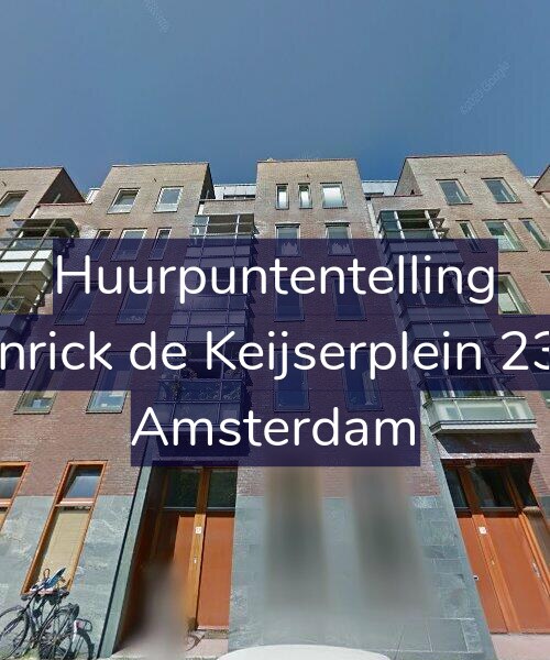 Foto gevel Huurpuntentelling voor Henrick de Keijserplein 23-B, Amsterdam