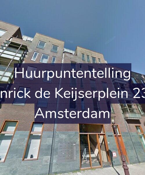 Foto gevel Huurpuntentelling voor Henrick de Keijserplein 23-F, Amsterdam
