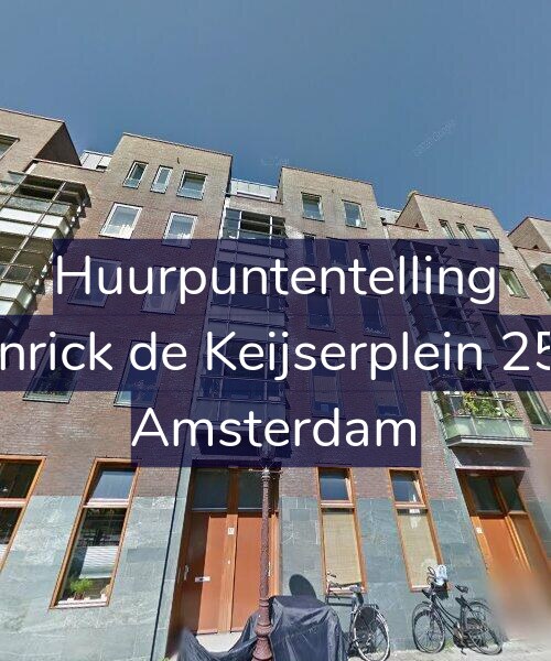Foto gevel Huurpuntentelling voor Henrick de Keijserplein 25-C, Amsterdam
