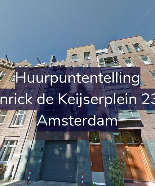 Foto gevel Huurpuntentelling voor Henrick de Keijserplein 23-E, Amsterdam