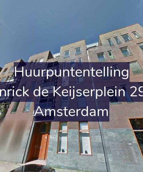 Foto gevel Huurpuntentelling voor Henrick de Keijserplein 29-A, Amsterdam