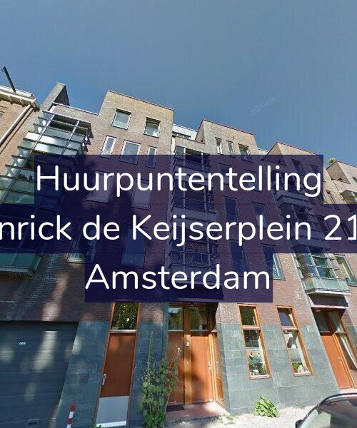 Foto gevel Huurpuntentelling voor Henrick de Keijserplein 21-D, Amsterdam