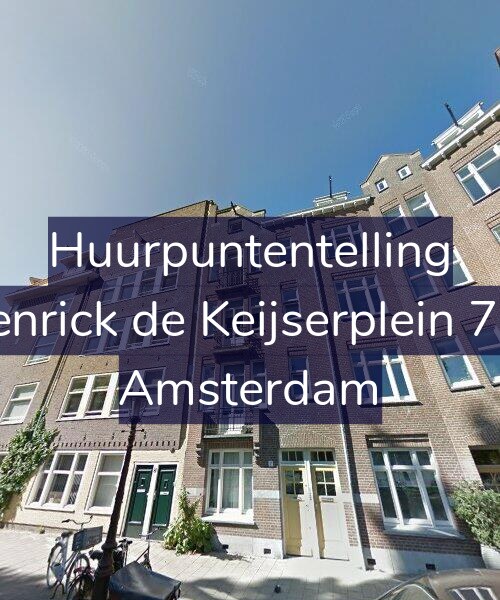 Foto gevel Huurpuntentelling voor Henrick de Keijserplein 7-B, Amsterdam