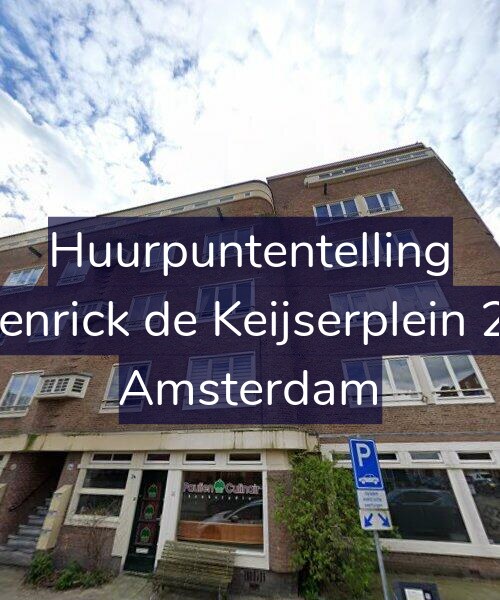Foto gevel Huurpuntentelling voor Henrick de Keijserplein 24, Amsterdam