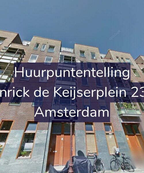 Foto gevel Huurpuntentelling voor Henrick de Keijserplein 23-C, Amsterdam