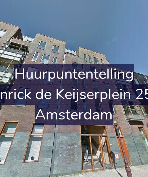 Foto gevel Huurpuntentelling voor Henrick de Keijserplein 25-F, Amsterdam