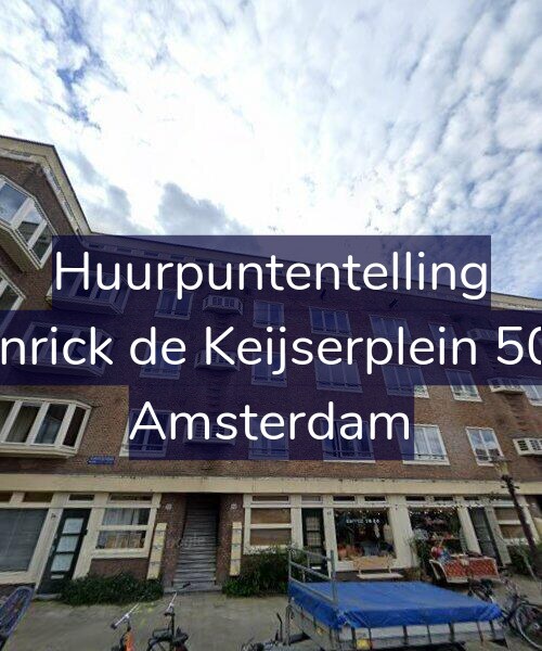 Foto gevel Huurpuntentelling voor Henrick de Keijserplein 50-1, Amsterdam